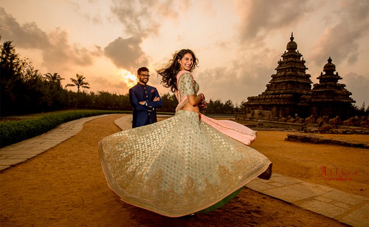 Couple shoot in Mahabalipuram