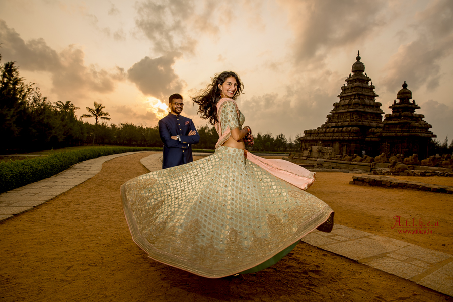 PRE WEDDING SHOOT IN MAHABALIPURAM - ATLHEA