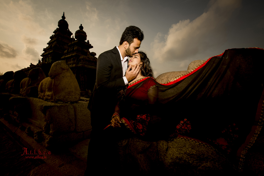 PRE WEDDING SHOOT IN MAHABALIPURAM - ATLHEA