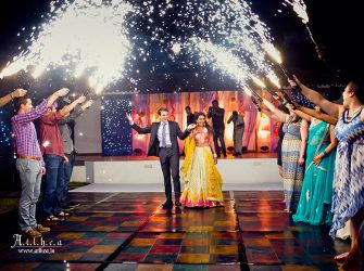 BRIDE AND GROOM ENTRY