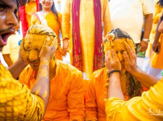 HALDI CEREMONY IN INDIAN WEDDING