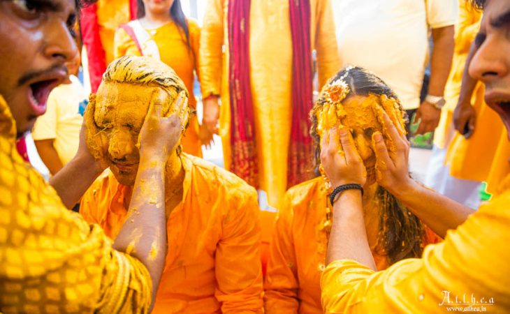 HALDI CEREMONY IN INDIAN WEDDING