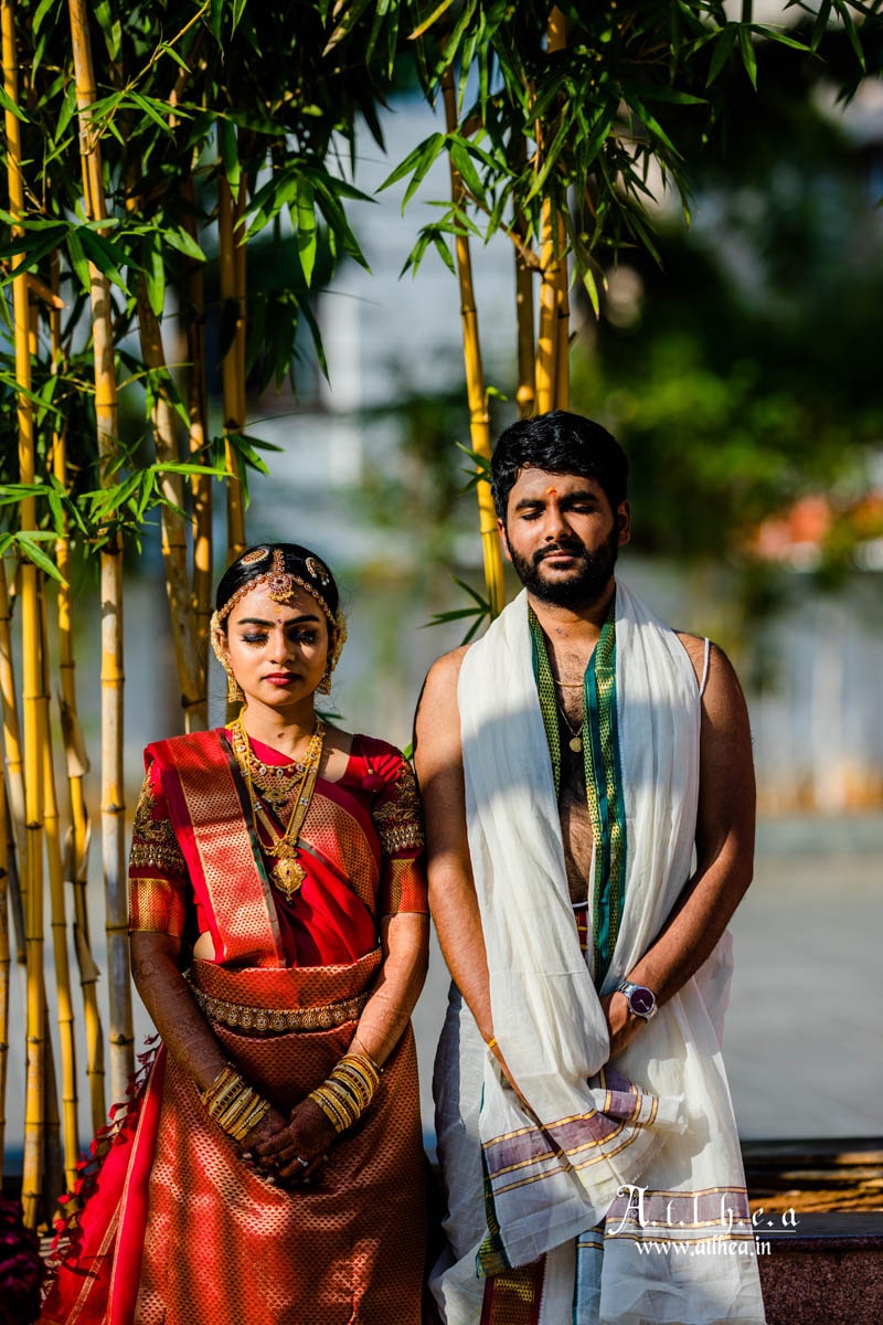 Photo of Romantic pre wedding shoot in forest in saree